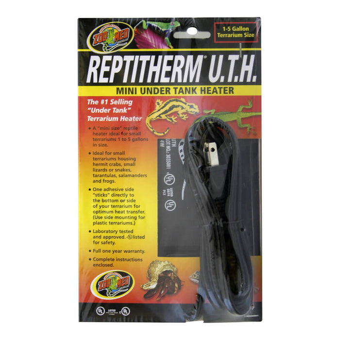 Reptitherm Mini 1.5 gallon 4x5 inch Color Black