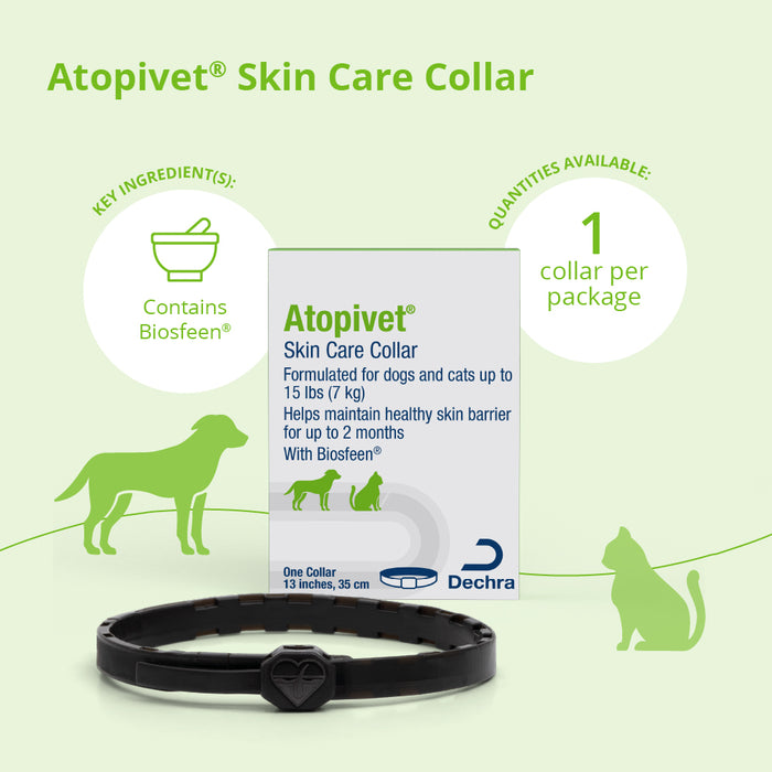 Atopivet Skin Care Collar with Sphingolipid for Dogs & Cats