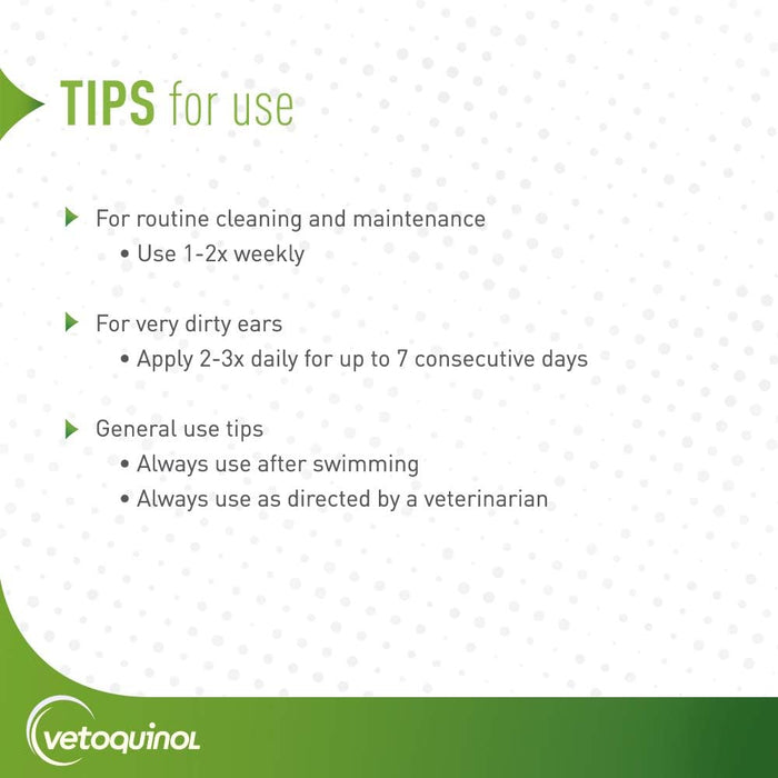 Vetoquinol Ear Cleansing Solution with Aloe for Dogs & Cats