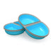 SureFeed Split Bowl, 2pk Color Blue