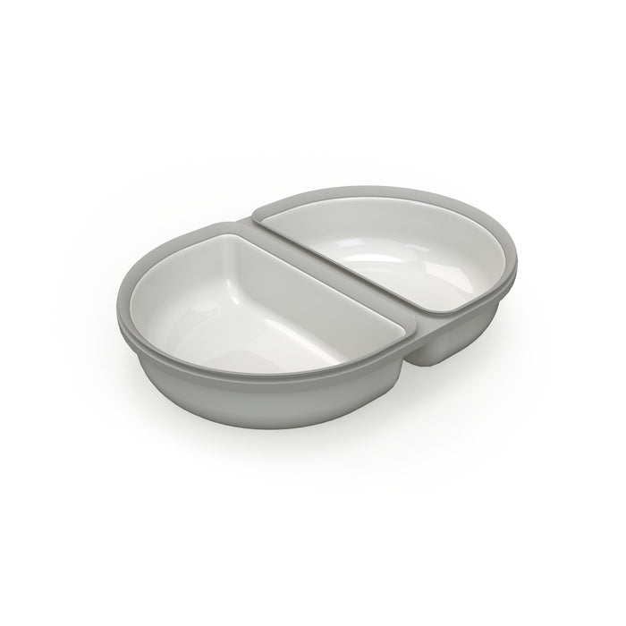 SureFeed Split Bowl, 2pk Color Grey