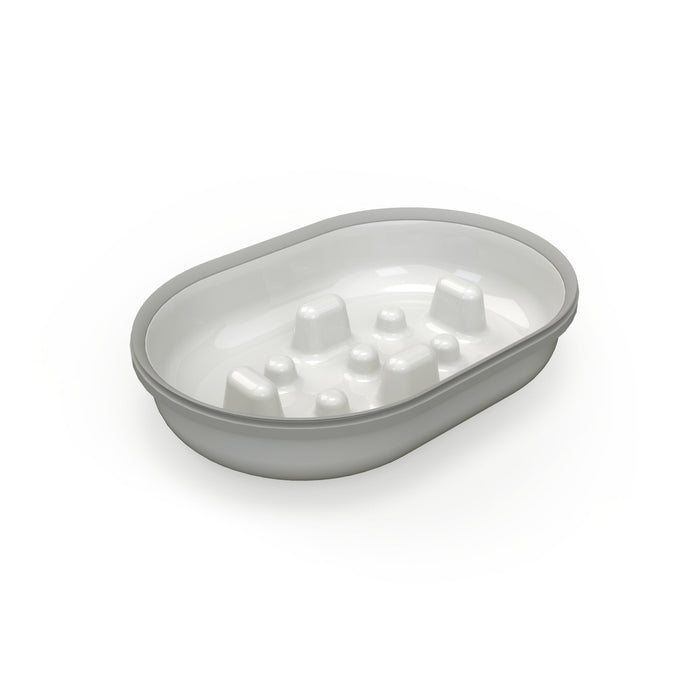 SureFeed Slow Feed Bowl, 2pk Color Grey