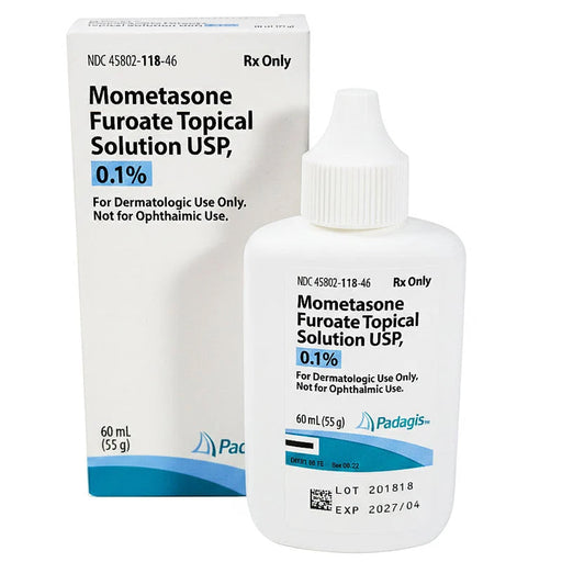 Rx Mometasone Furoate Solution 0.1% 60ml Size 60 ml