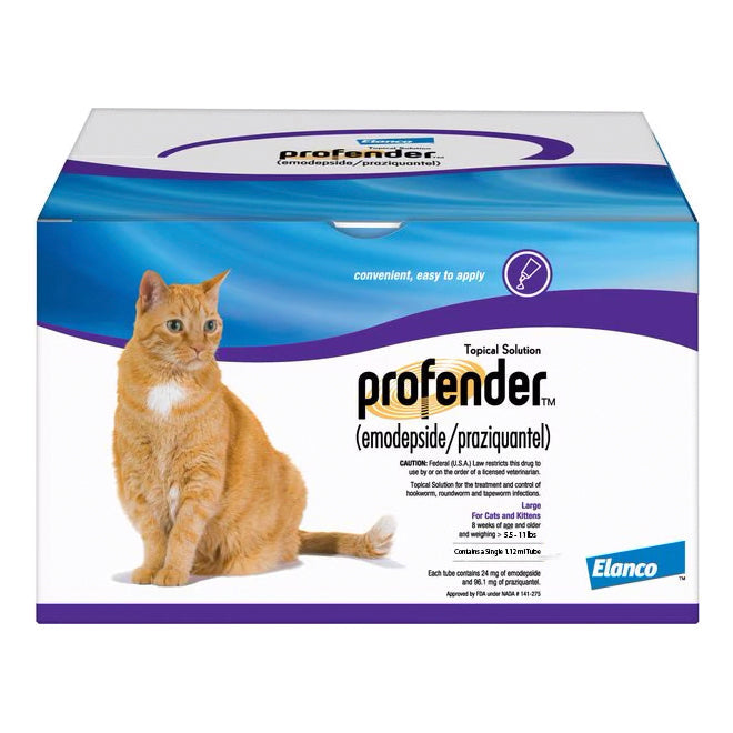 Rx Profender (emodepside/praziquantel) Topical Parasiticide Solution for Cats