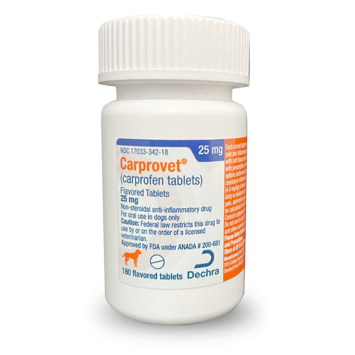 Rx Carprovet Flavored Tablets 25 mg, 180 ct Flavor Beef
