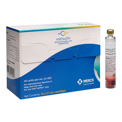 Rx Vetsulin 40u/ml 2.7ml, 10pk Size 10pk