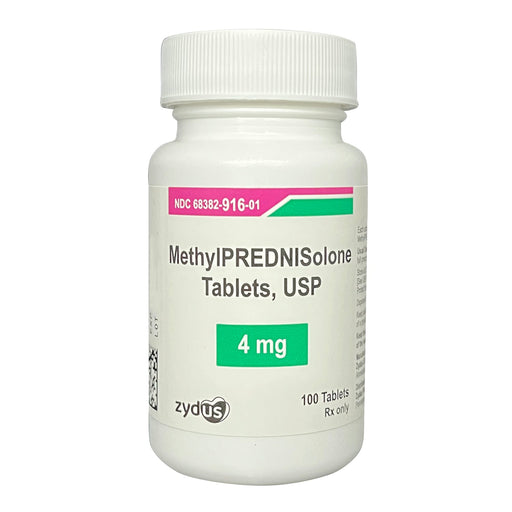 Rx Methylprednisolone tabs 4mg 100ct  
