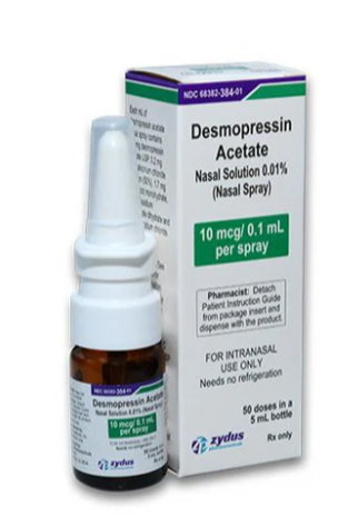 Rx Desmopressin Nasal Spray 0.01% 5ml Size 5ml