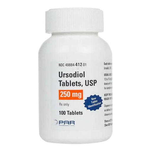 Rx Ursodiol Tablets, 250mg, 100ct Size 250mg