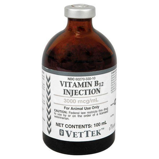 Rx Vitamin B12 Injection 3000mcg/ml x 100ml Size 100ml