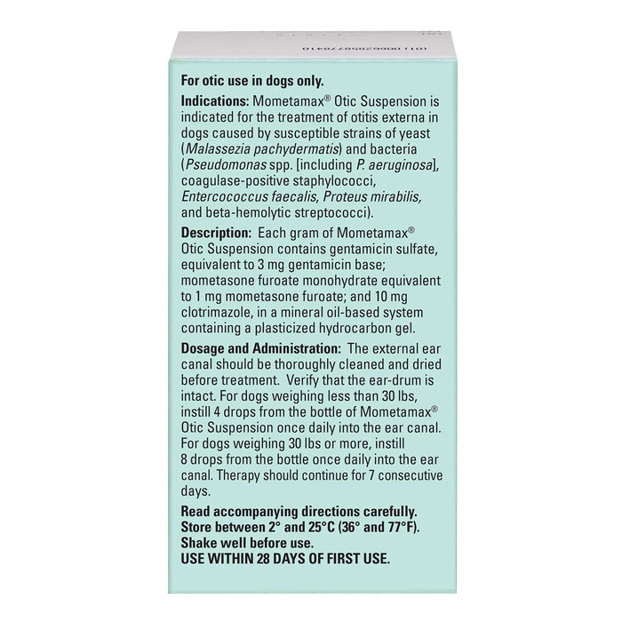 Rx Mometamax Otic Suspension for Dogs