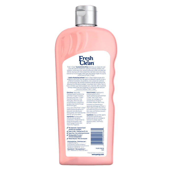 PetAg Fresh `n Clean Creme Rinse, Classic Fresh, 18 oz