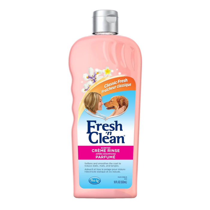PetAg Fresh `n Clean Creme Rinse, Classic Fresh, 18 oz