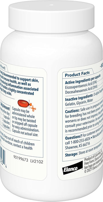 Free Form Omega-3 Fish Oil Snip Tip Capsules