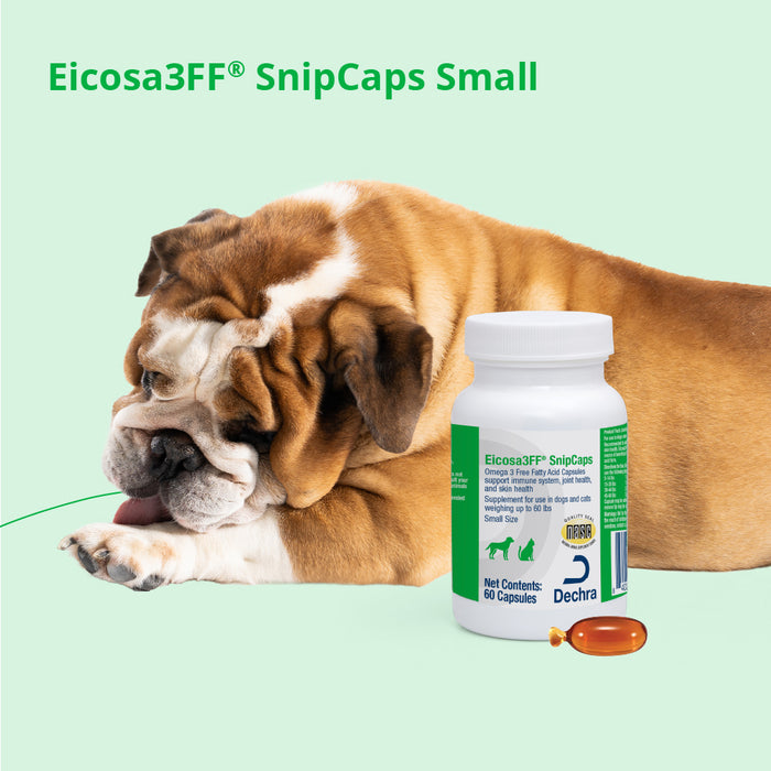 Eicosa3FF SnipCaps Omega 3 Capsules for Dogs & Cats