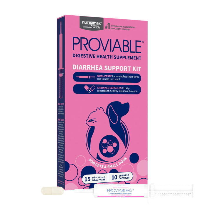 Nutramax Proviable-KP/DC Kit for Dogs and Cats, 10 Capsules