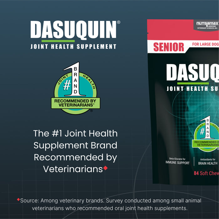 Nutramax Dasuquin Senior Joint Health Supplement for Dogs, 84 Soft Chews