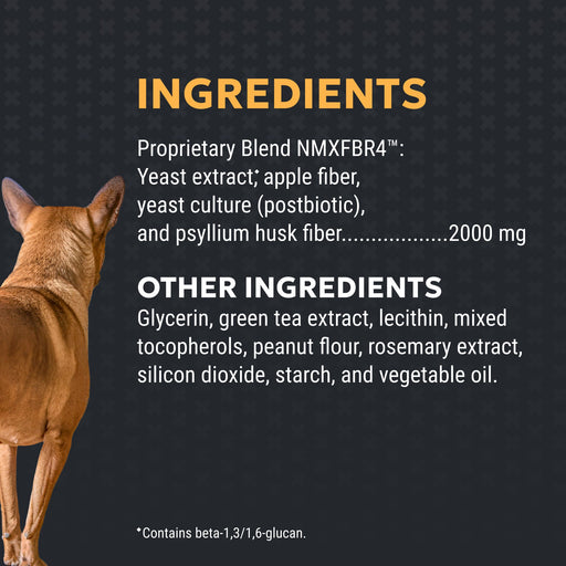 Nutramax Filaquin Anal Gland Supplement for Dogs, From the Makers of Proviable, with a Fiber Blend, Prebiotics, and Postbiotics for Digestive Health Support, 90 Count Soft Chews Size 90
