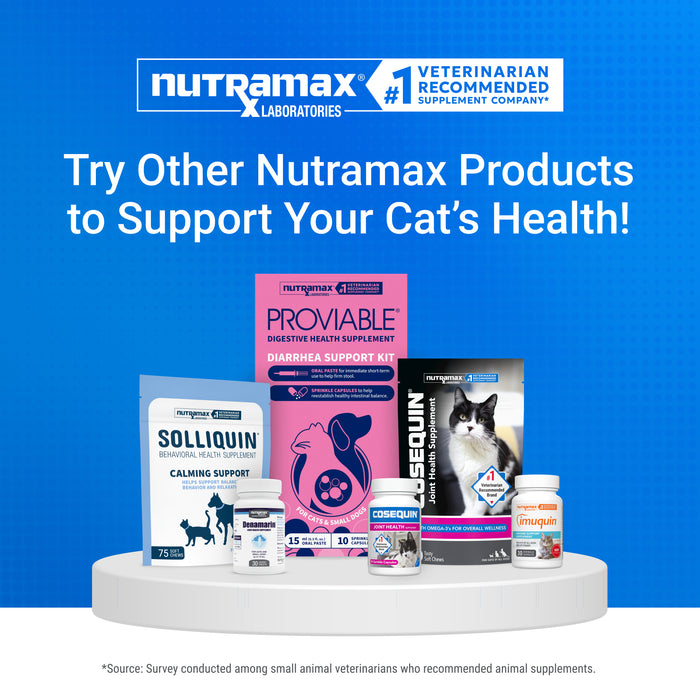 Nutramax Cosequin Joint Health with With Glucosamine and Chondroitin Supplement for Cats