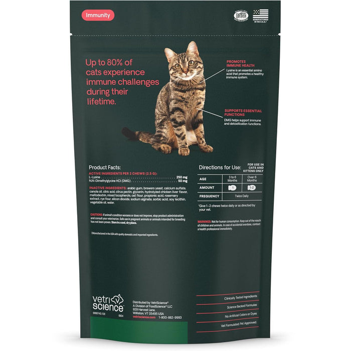 Vetri Lysine Plus for Cats, 120 Bite-Sized Chews