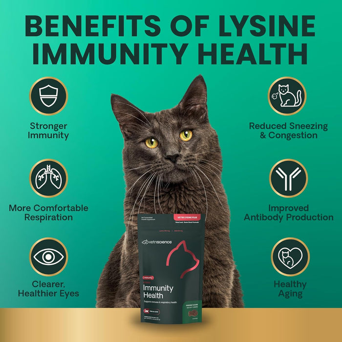 Vetri Lysine Plus for Cats, 120 Bite-Sized Chews