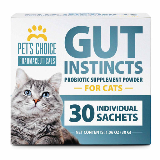 Pets Choice Gut instincts, Probiotic Packets for Cats, 30ct Size 30ct