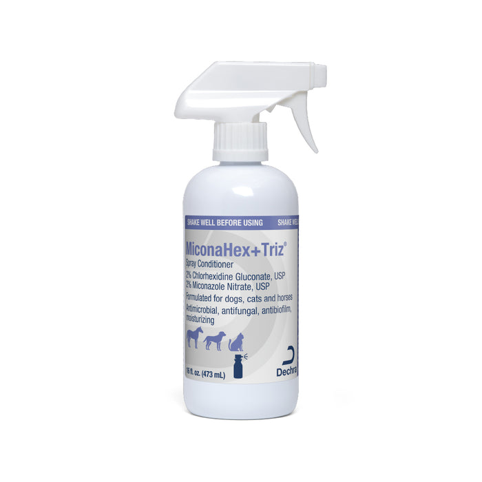 Miconahex+Triz Antimicrobial Spray Conditioner for Dogs, Cats, and Horses