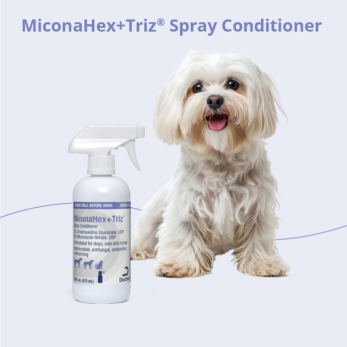 Miconahex+Triz Antimicrobial Spray Conditioner for Dogs, Cats, and Horses