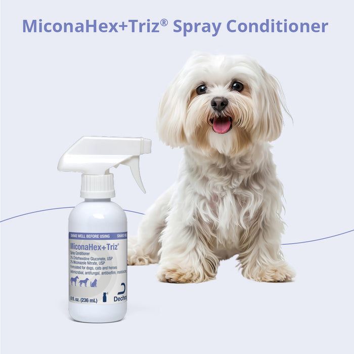 Miconahex+Triz Antimicrobial Spray Conditioner for Dogs, Cats, and Horses