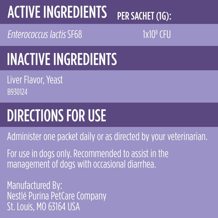 Purina Pro Plan FortiFlora Supplement for Dogs, 30 ct