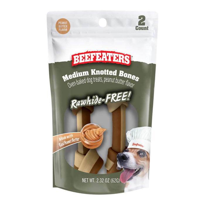 Beefeaters Rawhide Free Knotted Dog Bone