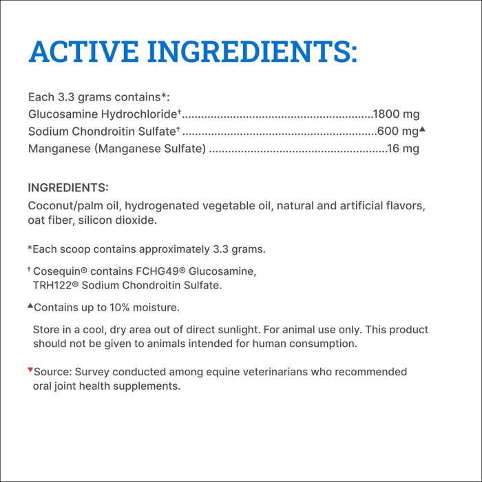 Nutramax Cosequin Original Pellets Joint Health Supplement for Horses, 910 Grams