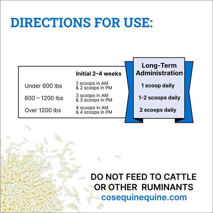 Nutramax Cosequin Original Pellets Joint Health Supplement for Horses, 910 Grams