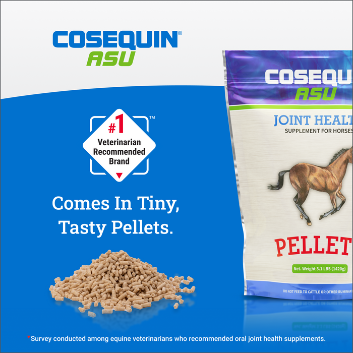 Nutramax Cosequin ASU Pellets Joint Health Supplement for Horses, 1420g