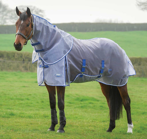 WeatherBeeta ComFITec RipShield Plus Detach-a-Neck Fly Sheet Color White