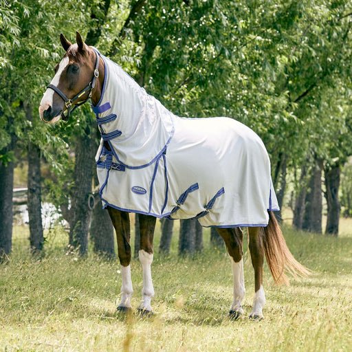 WeatherBeeta ComFITec Airflow II Detach-a-Neck Fly Sheet Color Grey