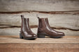 Dublin Evolution Double Zip Front Paddock Boots, Brown - 0V3CZ - 6 - 54