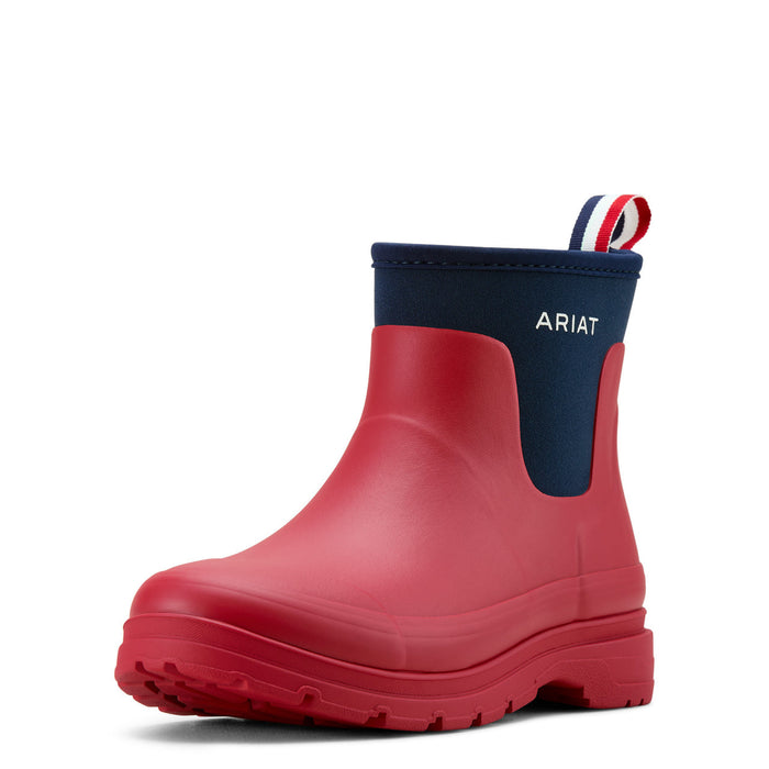 Ariat Womens Kelmarsh Shortie Rubber Boot Color Team Red
