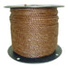 1/4" Brown Poly Rope, 656 ft - T8AA - 2