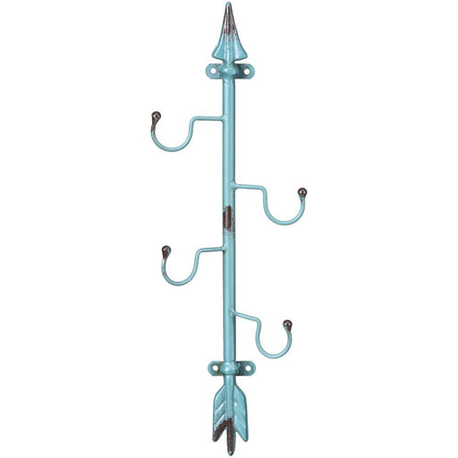 18" Turquoise Arrow Wall Rack - JTIA4J - 1