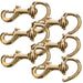 Jeffers Solid Brass Repair Snap, 1 1/4' x 3', 6 pk - 
