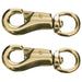 Round Eye Solid Brass Bull Snap, 3 3/4', 2 pk - 