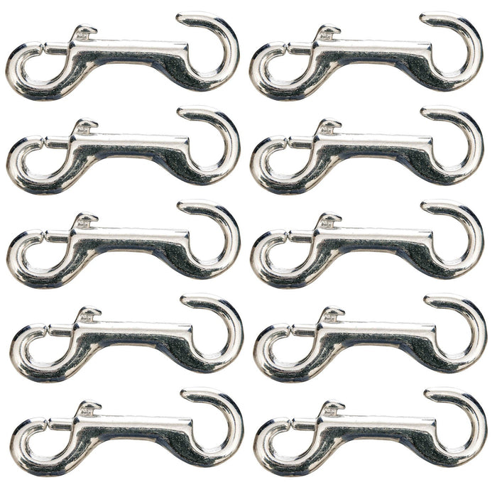 Jeffers Zinc-Plated Open End Snap, 4', 10 pk - 