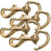 Jeffers Solid Brass Repair Snap, 1 1/4' x 3', 4 pk - 
