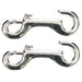 Jeffers Zinc-Plated Open End Snap, 4', 2 pk - 