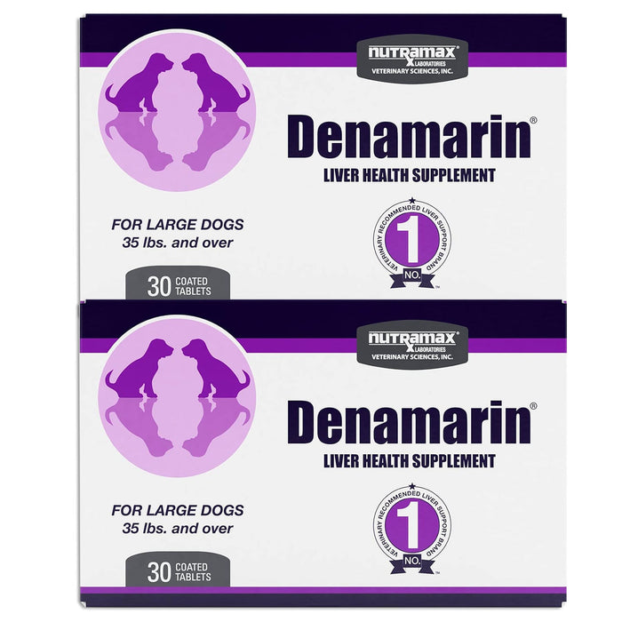 Denamarin for Large Dogs 35 lbs and Over, 425mg, 30 Stabilized Tablets, Carton, 2pk - 