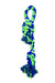 2 Knot Bone with Loop Handle Rope - 1S134 - Blue/Green - 1