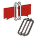 2" Poly Tape Joiner for Livestock, 3 Pack - T8BF - 1