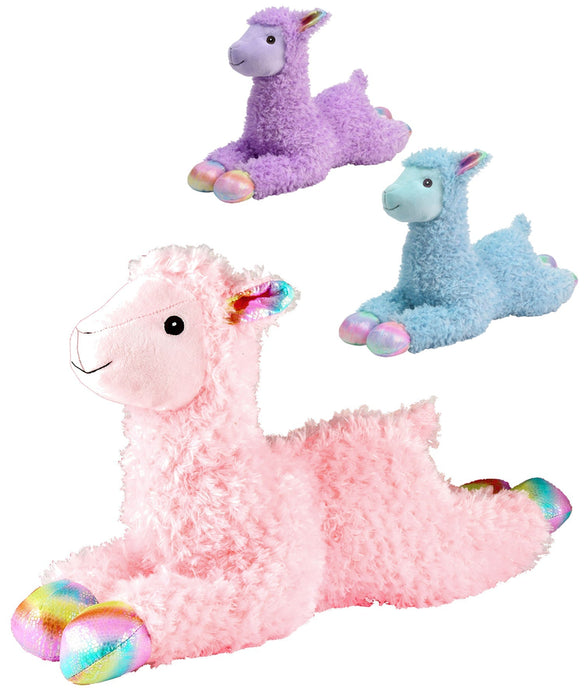 24' Jumbo Plush Llama, Assorted Colors - Jeffers - Dog Supplies > Dog Toys