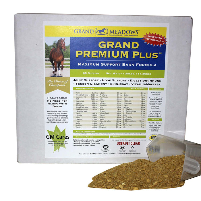 Grand Premium Plus All-in-One Supplement for Horses Size 10 lb